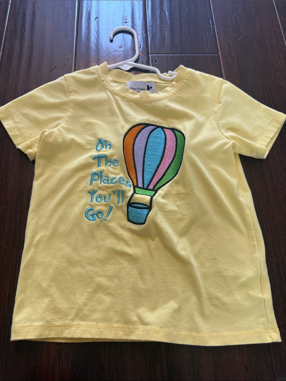 Magic Kingdom, boutique Kids Yellow Hot Air Balloon Tee - Dr. Seuss Inspired 4T